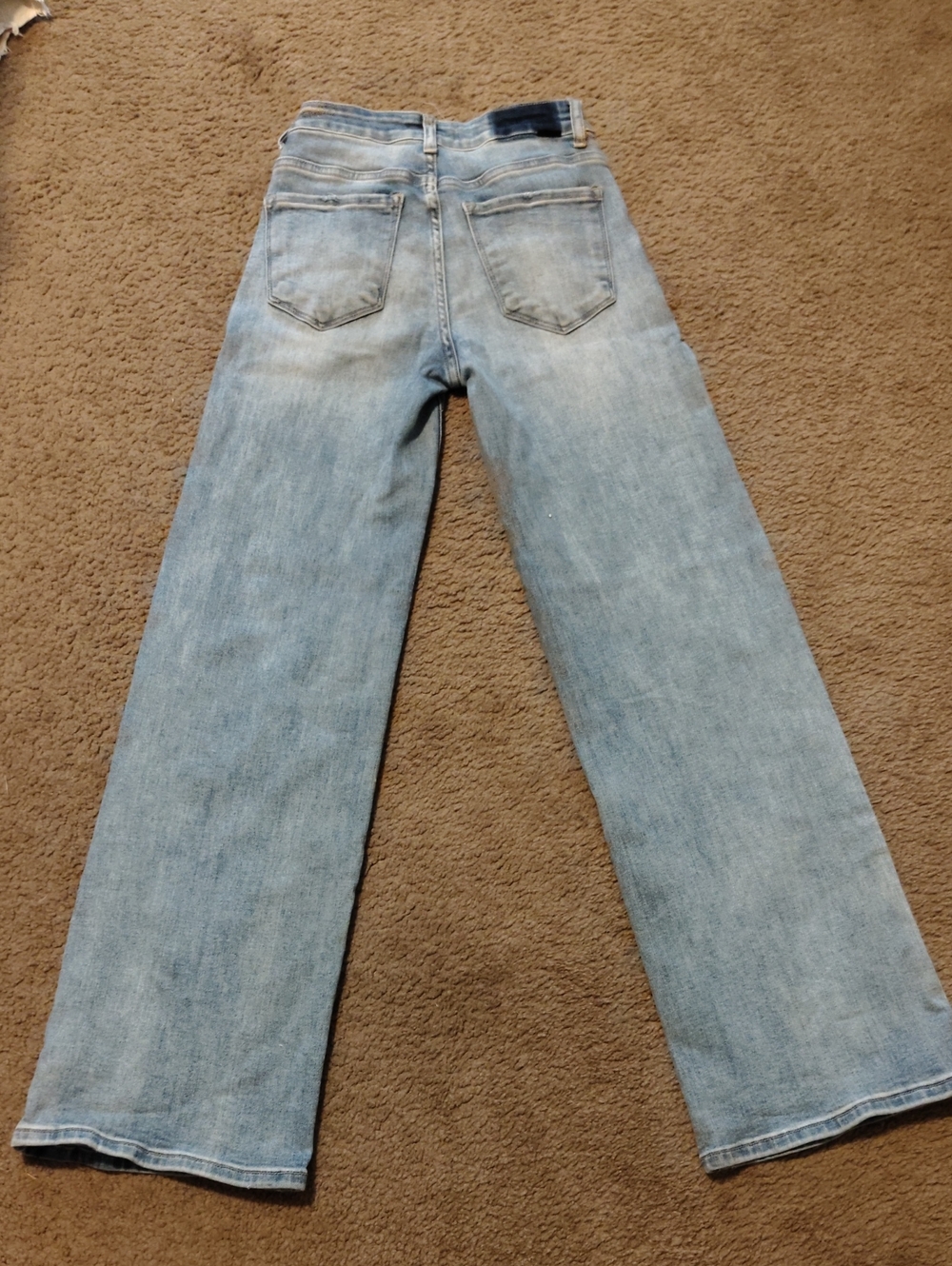Risen Women’s High-Rise Wide Leg Jeans in Light Blue